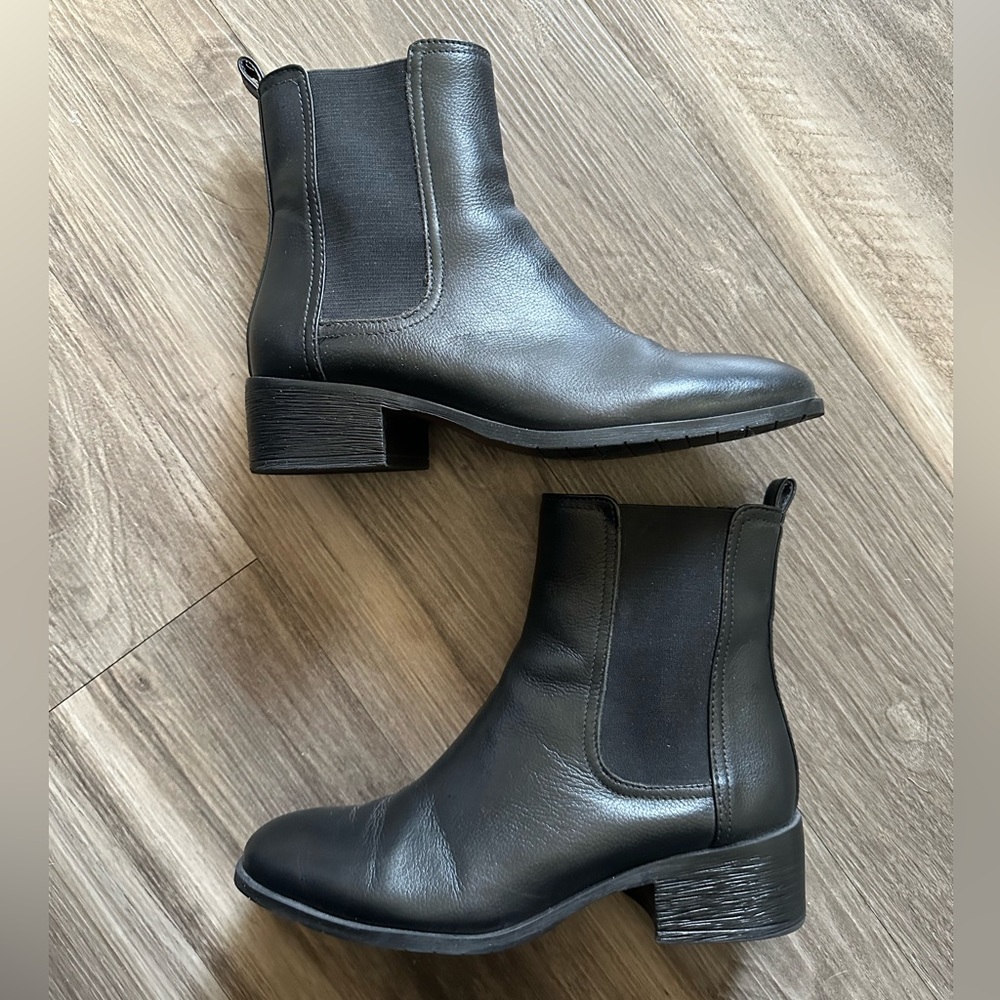 Kenneth Cole Reaction Salt Chelsea Boots Black Size 8